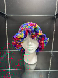 Image 1 of crochet bucket hat with wavy brim G