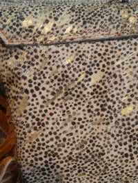 Image 4 of Barca Bag -Gold Tan Leopard style wear as cross body or on waist 