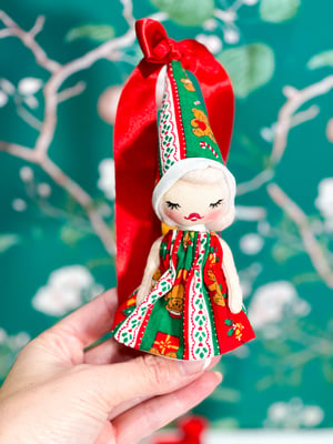 Image of ORNAMENT ELF ART DOLL #2