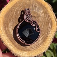Image 2 of Round Black Druzy Agate 🖤
