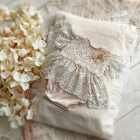 Image 1 of Newborn body-dress - Sandria - light beige | photo props