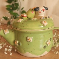 Image 1 of 'Daisy and Leo' Teapot + Tea Mug