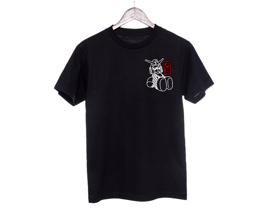 Image of Hello Gundam ThePaigeDanielle Graphic Tee Black