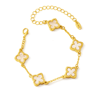 Image 3 of WOMENS CLOVER BRACELET 