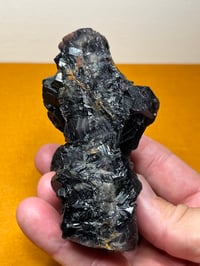Image 7 of Large Black Rose Fluorite Red UV Specimen | Pakistan #2847