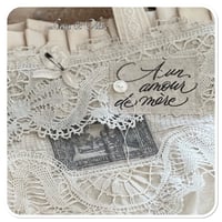 Image 5 of vintage french lace bucket bag 