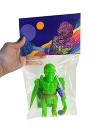 Image 4 of AUGUR toxic green vinyl figure