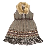 Image 1 of Axes Femme fur collar dress