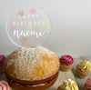 Happy Birthday Daisy Cake Topper 