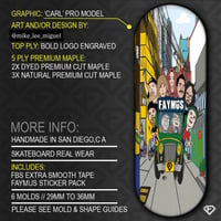 Image 1 of CARL ‘JEEPNEY’ PRO MODEL + LÜXE PRO FB TAPE & FAYMUS STICKER PACK