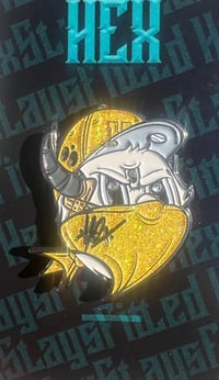 Image 1 of Yellow Glitter Blinky (Pin)