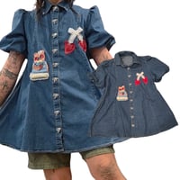 Image 1 of Bear-y Cute Applique Bow Top