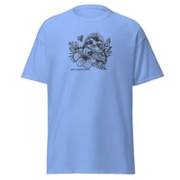 Image 3 of Sloth Holding Tropical Flower Shirt Art by Crystal Ann Quinn