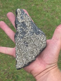 Image 10 of Shungite With Cubic Pyrite Double Sided Specimen #601