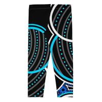 Image 2 of Capri 3/4 Leggings "Waterholes"