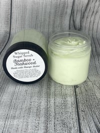 Image 1 of Bamboo + Teakwood Whipped Sugar Scrub