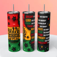 BLACK HISTORY TUMBLER