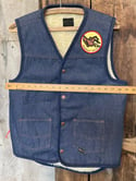 70’s Denim Sherpa Vest 