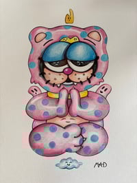 Image 1 of Dotty guru pink cat 