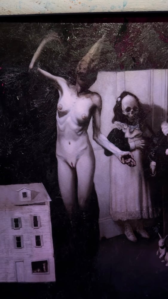 Image of ‘LACRIMOSA’ HAND EMBELLISHED PRINT [ UNIQUE PRINT - { 1/1 } ] 2025