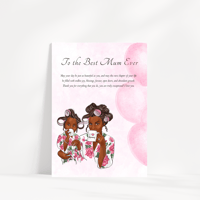Image 1 of To the best Mum Greeting Card