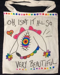 Image 2 of Hand Painted Tote Bag