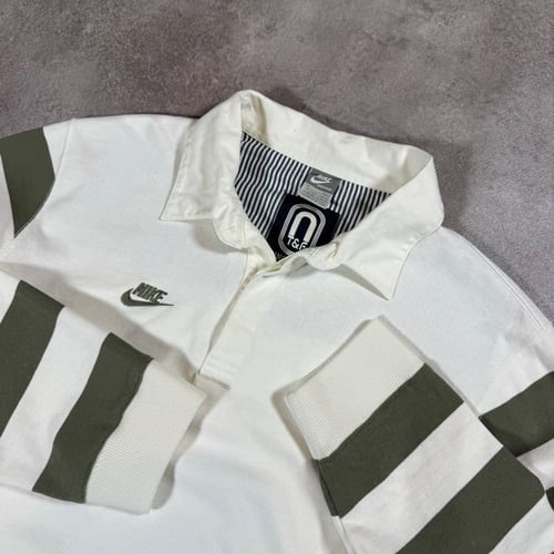 Image of Nike Long Sleeve Polo Shirt, Size Large