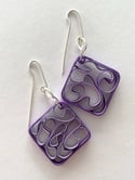 Quilliance - Square Swirl Earrings 