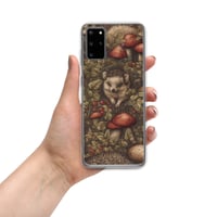 Image 10 of Boho Nature Cottagecore Inspired Hedgehogs Among Mushrooms Clear Case for Samsung®