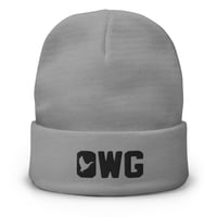 Image 1 of OWG - Branded Black Embroidered Beanie