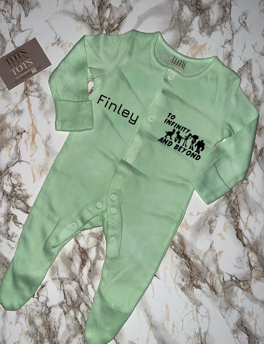 Hand Dyed Toy Story Sleepsuit 