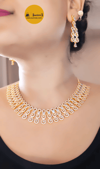 Image 3 of Rebecca Gold-Stunning Australian Diamond Necklace Set