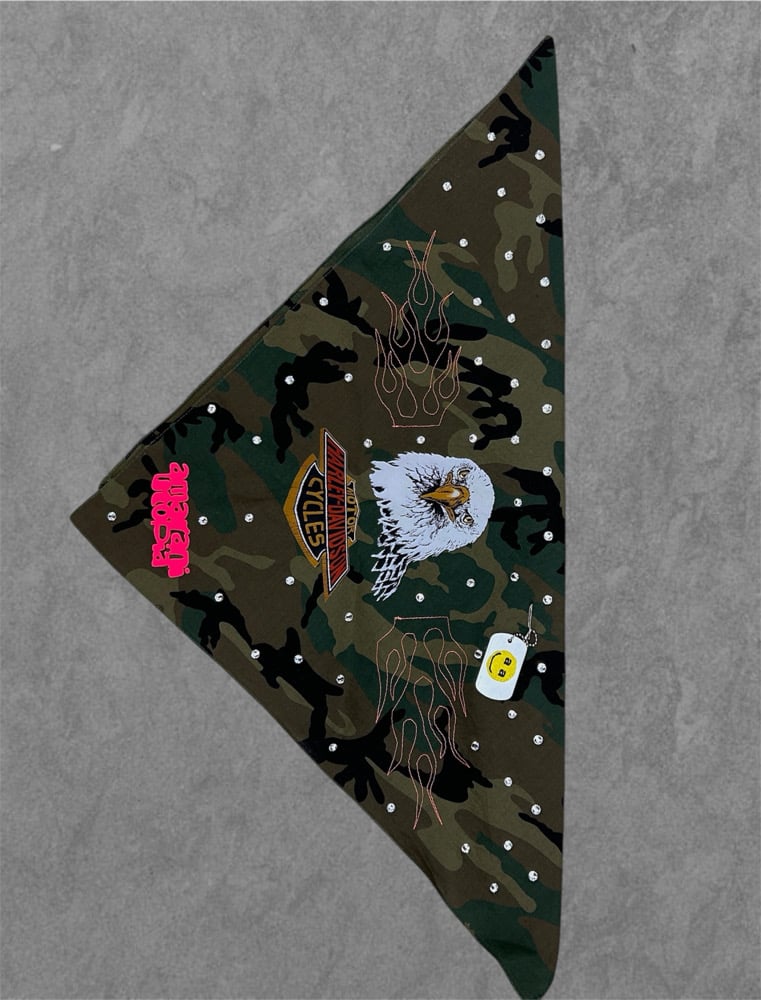 Camo Harley Bandana (Ready To Ship)