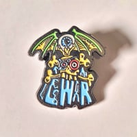 Image 1 of GWAR Cyclops Batwing Monster Enamel Pin