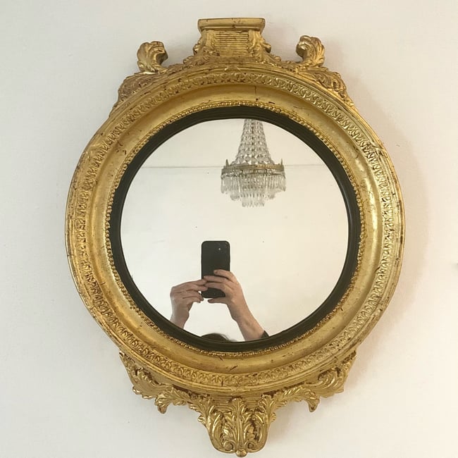 1950’s Regency Style Gilded Mirror