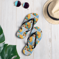 Image 2 of Flip-Flops (flying with butterfly)