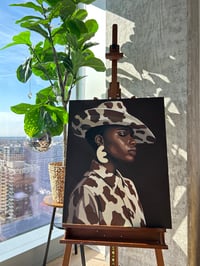 Image 2 of “Cowgirl Dreams” Original Canvas 24x30in