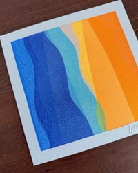 Image 4 of Summer color study #3 - 6x6"