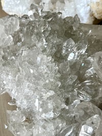 Image 16 of Large Clear Quartz Points Cluster Statement Piece #2596