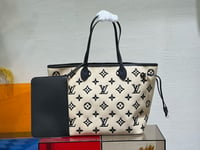 Image 1 of LV Neverfull Raffia