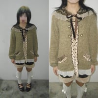 Image 3 of Axes Femme polka dot knit sweater