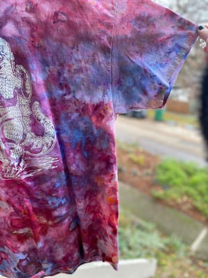 Image of XL Godzilla Be Gay Do Crime Tie Dye Shirt 10