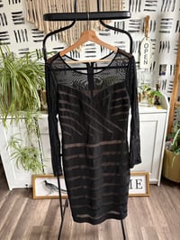 Image 1 of Black sheer dress 