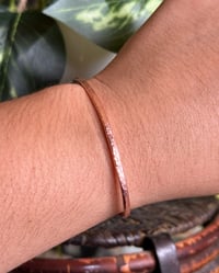Image 2 of Solid Copper Cuff/Bangle