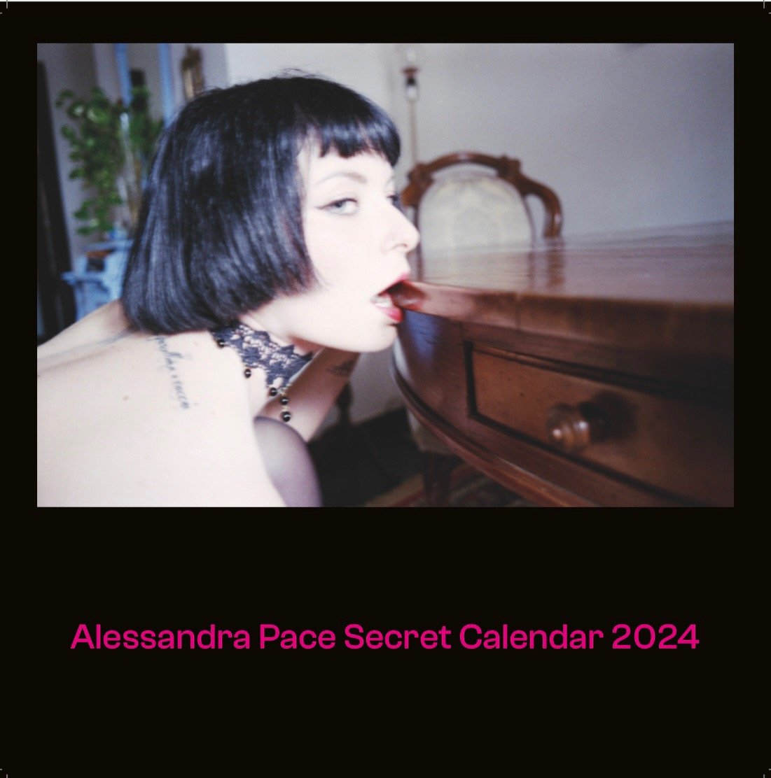 Image of Alessandra Pace Secret Calendar 2024