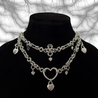 Image 1 of Hearts on Hearts on Hearts Necklace