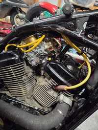 Image 10 of  Brass Finned Carb Tops Honda Shadow