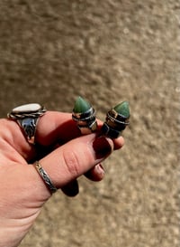 Green Aventurine Spike Bolts