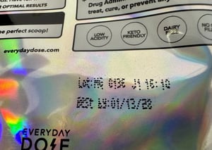 Image of Everyday Dose Bold Medium Roast Mushroom Coffee 7.7oz x 2 Plus 10 Sticks Frother