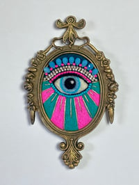 Image 2 of Mystic Eye - turquoise/pink